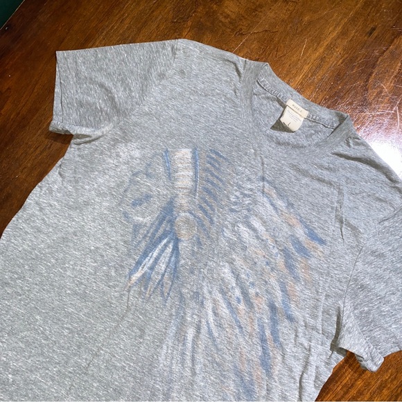 Abercrombie & Fitch Sz Medium Or MuscleFit Large Indian Head Mens T Shirt Grey - Picture 2 of 13